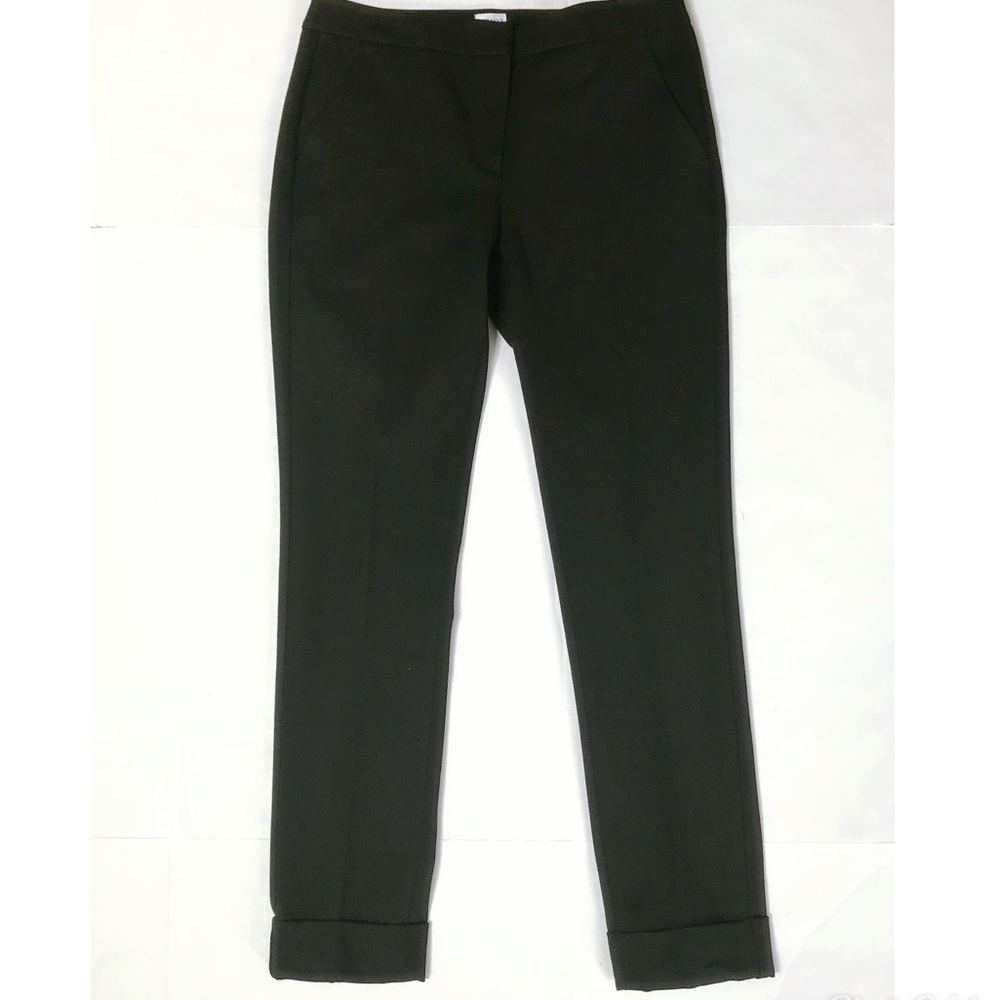 Armani Colleczioni stretchy tapped leg pants
